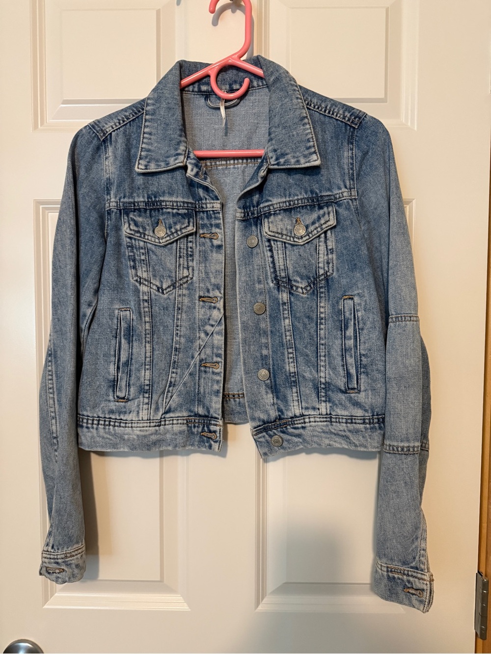 Free People Womens Denim Jacket